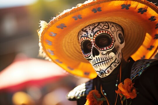 D&iacute;a de Muertos en M&eacute;xico. Generative AI. Inteligencia artificial