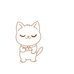 Cartoon cat