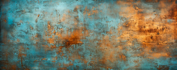 Copper patina background  - obrazy, fototapety, plakaty