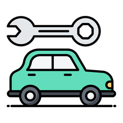 Maintenance Line Color Icon