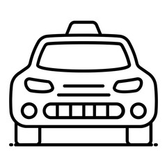 Taxi Line Icon