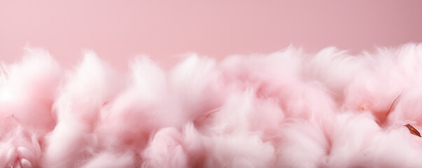 Pink cotton background 