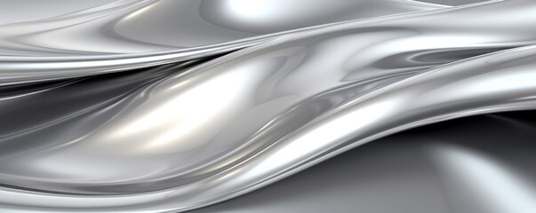 Obraz premium Silver metallic background 