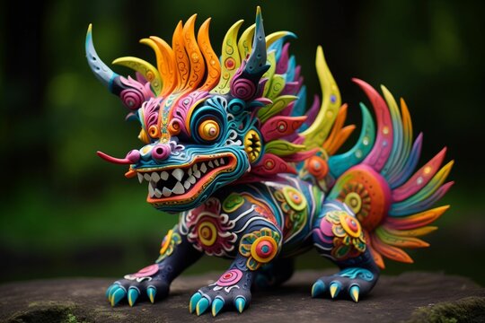 Alebrijes, D&iacute;a de muertos. Generative ai, inteligencia artificial