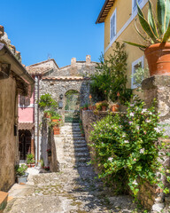 Scenic sight in Catino, picturesque village on the Province of Rieti, Lazio, central Italy.