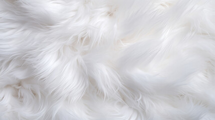 Obraz premium white fur background 
