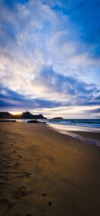 Fototapeta na wymiar Sunset on the Porto Santo Island.