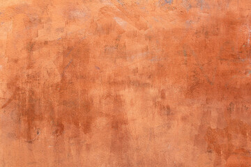 Closeup of dirty orange wall
