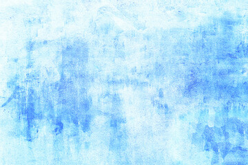 Rough wall with faded paint in aqua color