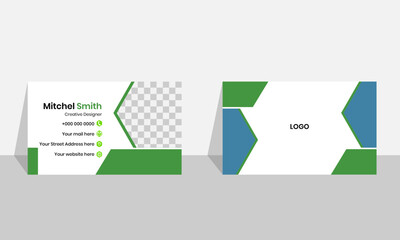 Vector design  unique & formal corporate business card Design