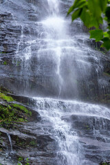 Fototapeta na wymiar waterfall in the mountains 