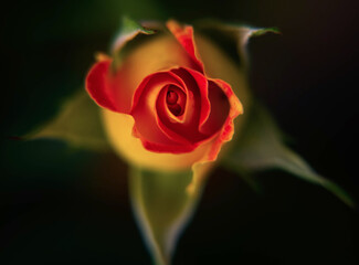 Ketchup & Mustard variety rosebud