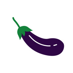 Fresh eggplant. Vegetable. farm product. Hand drawn vector illustration. - 624159414