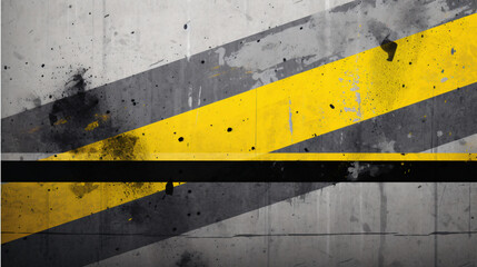 yellow hazard background