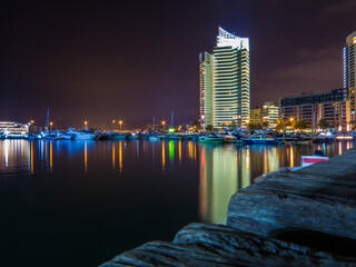 Obraz premium Zaitunay Bay, Beirut, Lebanon