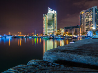 Obraz premium Zaitunay Bay, Beirut, Lebanon