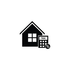 mortgage icon vector tax icon 