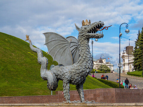 Monument to the Dragon Zilant, Kazan, Russia