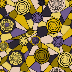 simple monochrome noise of dots and dashes seamless wallpaper. abstract background