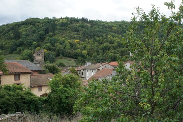 Fototapeta na wymiar Blesle, Brioude, Haute-Loire, Auvergne-Rhone-Alpes, France