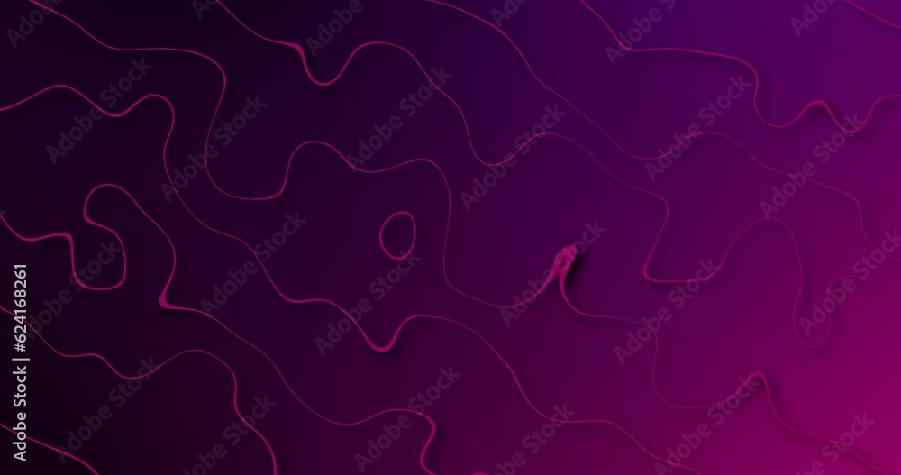 Poster wavy lines tech futuristic motion background. dynamic abstract line waving loop line. metaverse abst