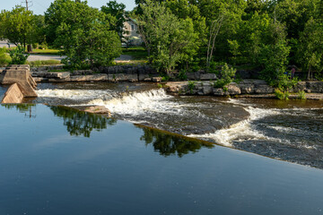 Fototapeta na wymiar Waterfalls Tyendinaga township, Ontario, Canada