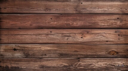 Obraz na płótnie Canvas Old plank wood texture background. Generative AI