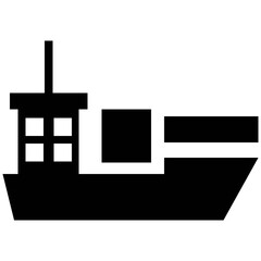 Aircraft and Ships Vector Icons