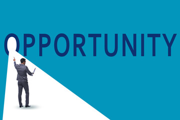 Opportunity concept with business people