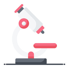 Microscope Flat Icon