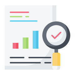 Audit Research Flat Icon