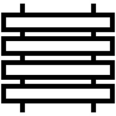 Linear Style Road Icons