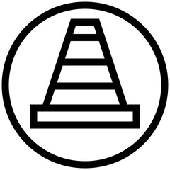 Linear Style Road Icons