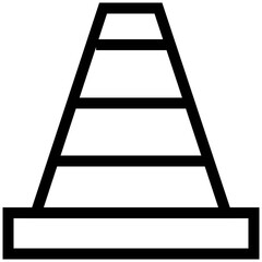 Linear Style Road Icons