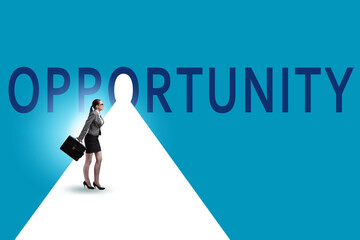 Obraz premium Opportunity concept with business people