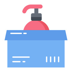 Soap Parcel Flat Icon