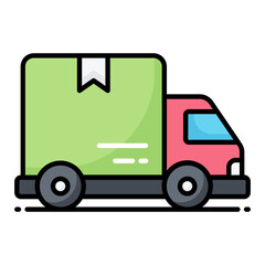 Packaging Move Line Color Icon