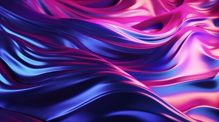 Metallic ro shades beautiful advertising background. Current, lines and waves. AI generation.