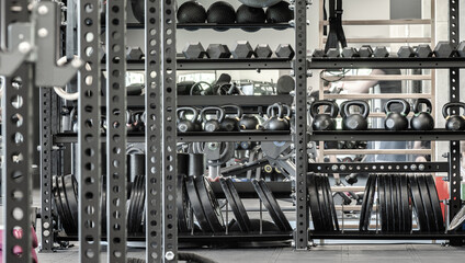 Modern Fully Equipped Gym Interior