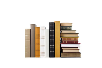 Naklejka premium Collection of Books. isolated object, transparent background