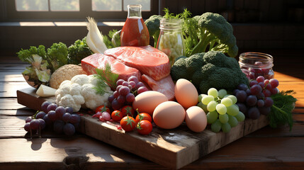 vegetables on a table HD 8K wallpaper Stock Photographic Image
