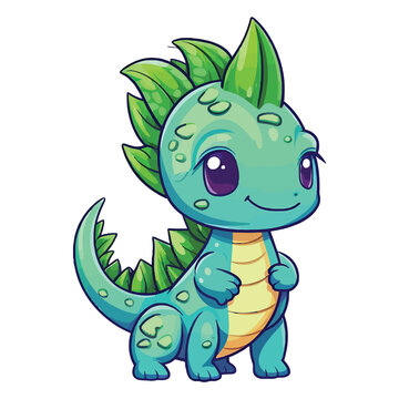 Cute Shunosaurus Dinosaur Illustration