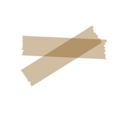 Transparent brown tape