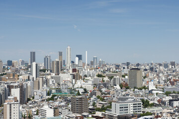 Fototapeta na wymiar 文京シビックセンターから見た豊島区方面の風景