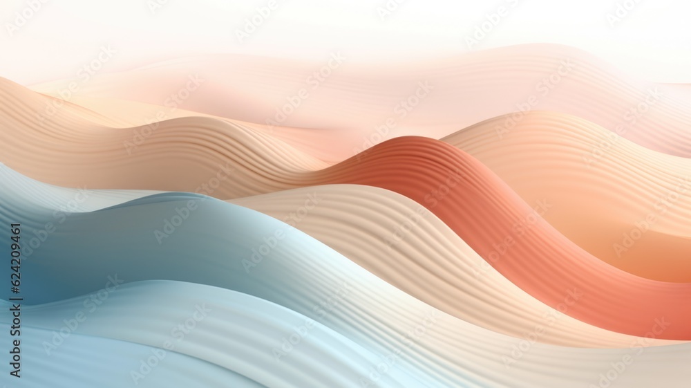 Poster abstract wavy wave background with smooth silky shape....color, dynamic pattern shape with creative 