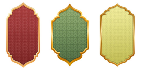 Islamic style luxury blank border collection