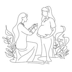 Academic medical flat illustrations, providing precise visual representations of complex medical concepts to enhance understanding and communication in the field of healthcare and medical education