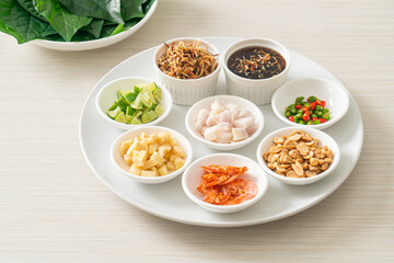 Miang kham - A royal leaf wrap appetizer