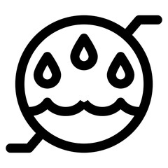 Humidity Icon Symbol For Packaging Design Standart