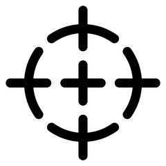 Center of gravity Icon Symbol For Packaging Design Standart